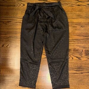 Stylish Black Leopard Print Women’s Pants